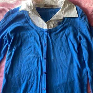 Button down sweater shirt